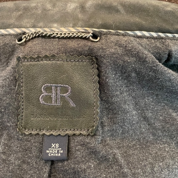 Banana Republic Leather Moto Jacket XS - Picture 6 of 7